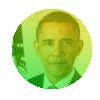 obama green yellow